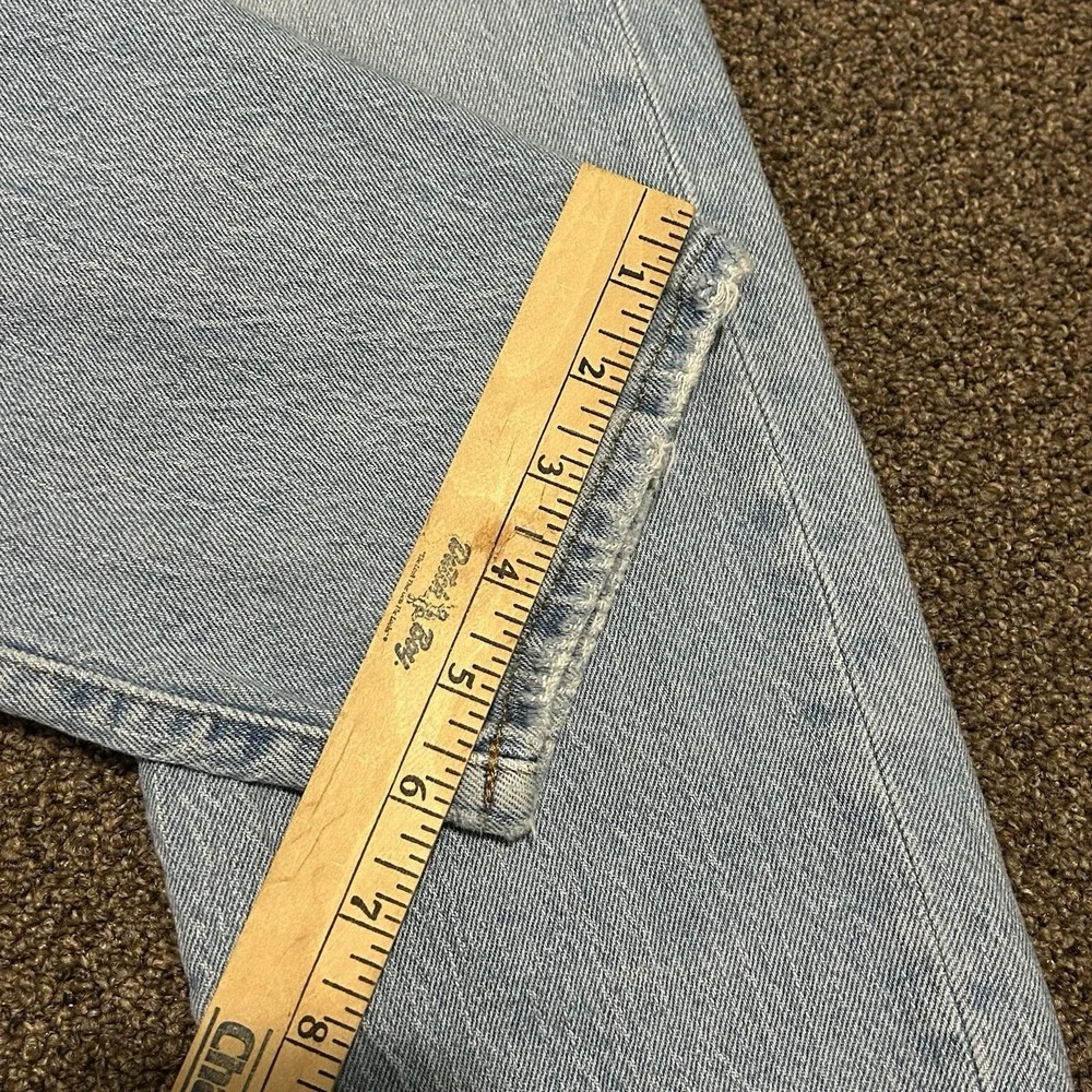 Madewell The Perfect Vintage Jean Size 25 High Rise Light Wash Tapered Leg - Picture 8 of 13